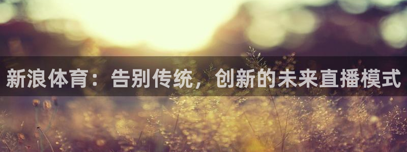 新浪体育：告别传统，创新的未来直播模式